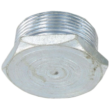 Deligo SP25 Stop End Hexagon 25mm Galv