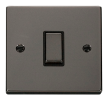 Click VPBN411BK Plateswitch 1G 2W 10A BN