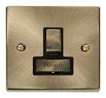 Click VPAB751BK Conn Unit Switched 13A