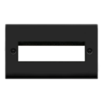 Click VPMB426BK Frontplate 2G 6 Aperture
