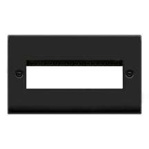 Click VPMB426BK Frontplate 2G 6 Aperture