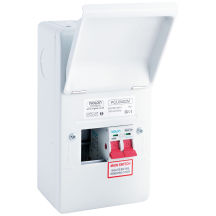 Niglon Protego PCU0402M Consumer Unit 4 Module 2 Way complete with Isolator