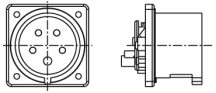 Walther 615306 Appl Plug 16A 220/250V