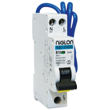 Niglon RCBO1-10/30SSAX 10A RCBO 1P+N A RATED