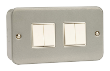 Click CL019 Switch 4G 2W & Box 10A Mclad