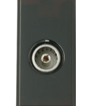 Click MM410BK Socket CoAx Female Blk