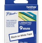 Brother TZE221 Labelling Tape 9mmx8m