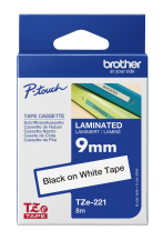 Brother TZE221 Labelling Tape 9mmx8m