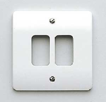 MK K3632WHI Frontplate 2 Module