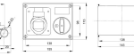 Gewiss GW66015 Socket 32A 220V 2P+E