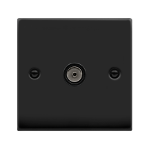 Click VPMB065BK Socket CoAx Single MB