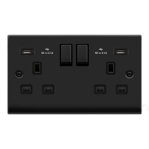 Click VPMB580BK Socket 2G Swd & USB 13A