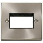 Click VPSC403BK Frontplate 1G 3Aperture