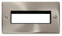 Click VPSC426BK Frontplate 2G 6Aperture