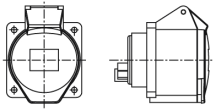 Walther 410 Socket 16A 380/415V