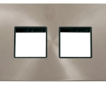 Click FPBS404BK Frontplate 2G 4Aperture