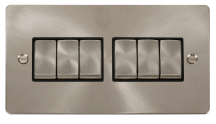 Click FPBS416BK Plateswitch 6G 2W10A